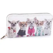 Kumixi Porte-monnaies 'Chihuahua' blanc