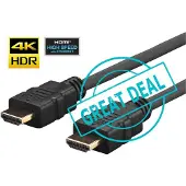 VivoLink PROHDMIHD3-BULK câble HDMI 3 m Noir