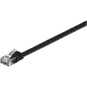 Microconnect UltraFlat - Câble de réseau - RJ-45 (M) à RJ-45 (M) - 3,0m - UTP - CAT 6 - blindé, plat - noir (V-UTP603S-FLAT)