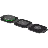 Canyon WS-305, 3in1, station de recharge sans fil Qi pliable pour 3 appareils simultanément, 15W, noir