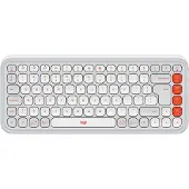 Logitech 920-013072 keyboard Universal Bluetooth QWERTY US International Orange, White