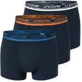 Schiesser Sous-vêtements longs 'Cotton' bleu / bleu foncé / orange / blanc