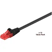 Microconnect V-UTP607SVP câble de réseau Noir 7 m Cat6 U/UTP (UTP)