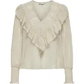 ONLY Chemisier 'ONLELEANOR' beige foncé