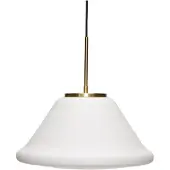 Hubsch Lampe à suspension Muse triangulaire blanche