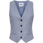ONLY Gilet 'ONLLINDA' bleu-gris