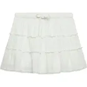 Superdry pour femme. W7210424A Jupe nouée blanche (M), Casuel, Coton