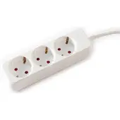 Value 19.99.1072 power extension 1.5 m 3 AC outlet(s) Indoor White