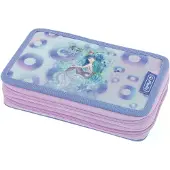 Herlitz 300001557 trousse d'écolier double "Mystic Mermaid", 23 pièces