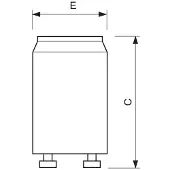 Philips S2 4-22W Démarreur d'éclairage