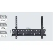 VivoLink Wall Mount Slim Montage mural pour écran plasma - LCD Taille d'écran : 40"-65" Interface de montage : jusqu'à 600 x 400…