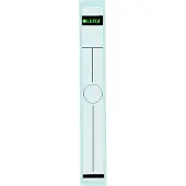 Leitz Etiquette pour dos de dossiers suspendus, 34 x 279 mm de long, étroite, grise, adaptée à