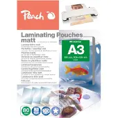 Peach Film de plastification A3 (A3, 100 pcs, 80 µm)