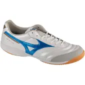 Mizuno Morelia Sala Pro IN Q1GA241325, Chaussures de salle, Hommes, Blanc, Taille : 46