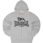 Lonsdale Krafty Full Zip Sweatshirt Gris 2XL Homme