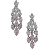 Avant Garde Boucles d'oreilles 'Luneth' rose clair