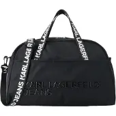 Karl lagerfeld JEANS Sac de voyage noir / blanc