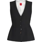 HUGO Gilet coupe affûtée avec basque