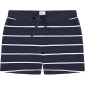 Schiesser Pantalon de pyjama ' Mix Relax ' bleu foncé / blanc