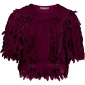 Vera Mont Blazer aubergine