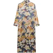 Superdry Robe-chemise beige / marine / jaune
