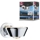 Paulmann Applique Murale , Sabik, dimmable, Métallique, Salon / séjour, Plastique, Moderne