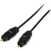 StarTech.com Câble Toslink (SPDIF) Audio Numérique Optique 4,5 m - M/M (THINTOS15)