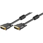 Goobay MONCC2F câble DVI 2 m DVI-D Noir