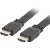 Lanberg CA-HDMI-21CU-0050-BK Câble HDMI 5 m HDMI type A (standard) Noir (5 m), Câble vidéo, Noir