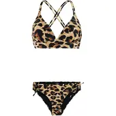 Protest Shala Triangle Bikini Marron S Femme