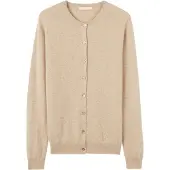 GOBI Cashmere Cardigan 'Essential' beige clair