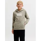 Jack & Jones Fusion Graphic Hoodie Vert,Gris 12 Years Garçon