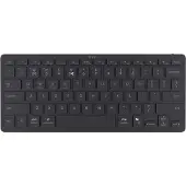 Trust Nado II, 60 %, sans fil, USB + Bluetooth, touches à effleurement, clavier QWERTY, noir