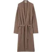 GOBI Cashmere Peignoir long 'Men's Cashmere Robe' taupe