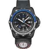 Luminox XL.8833 Montre homme à quartz Recon GMT noire/bleue