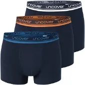Schiesser Sous-vêtements longs 'Cotton' bleu / bleu foncé / orange / blanc