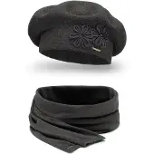 Vivisence Bonnet '7007 Set' gris foncé