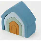 TickiT Jouets à empiler SiliSoft Maisons à empiler Jouets éducatifs en silicone