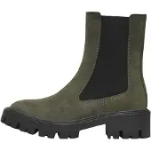 ONLY Chelsea Boots 'ONLBETTY' chocolat / vert