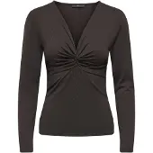 ONLY T-shirt 'ONLLONE' chocolat