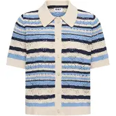 ONLY Cardigan 'ONLLULA' beige / bleu / bleu marine