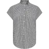 ONLY Chemisier 'ONLSitala' noir / noir chiné / blanc cassé