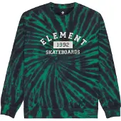Element Home Team Tie Dye Sweatshirt Vert XL Homme
