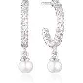 Sif Jakobs Elegant round earrings with Ellera pearls SJ-E12280-CZ-SS