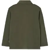 Boboli Pique Long Sleeve Polo Vert 7 Years Garçon