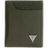GUESS Berna Trifold S Wallet Vert Homme