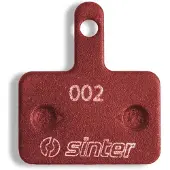 Sinter 002 Shimano B Mtb Standard Organic Disc Brake Pads 25 Units Rouge