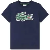 Lacoste 947072 Short Sleeve T-shirt Bleu 8 Years Garçon