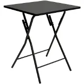 EDM 83219 75x60x60 Cm Folding Garden Table Noir