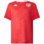 Kappa 2025-tunisia Home Short Sleeve T-shirt Rouge XL Homme
